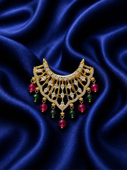 Navratan Mukut & Kanthi Haar Shringar Set for Deities