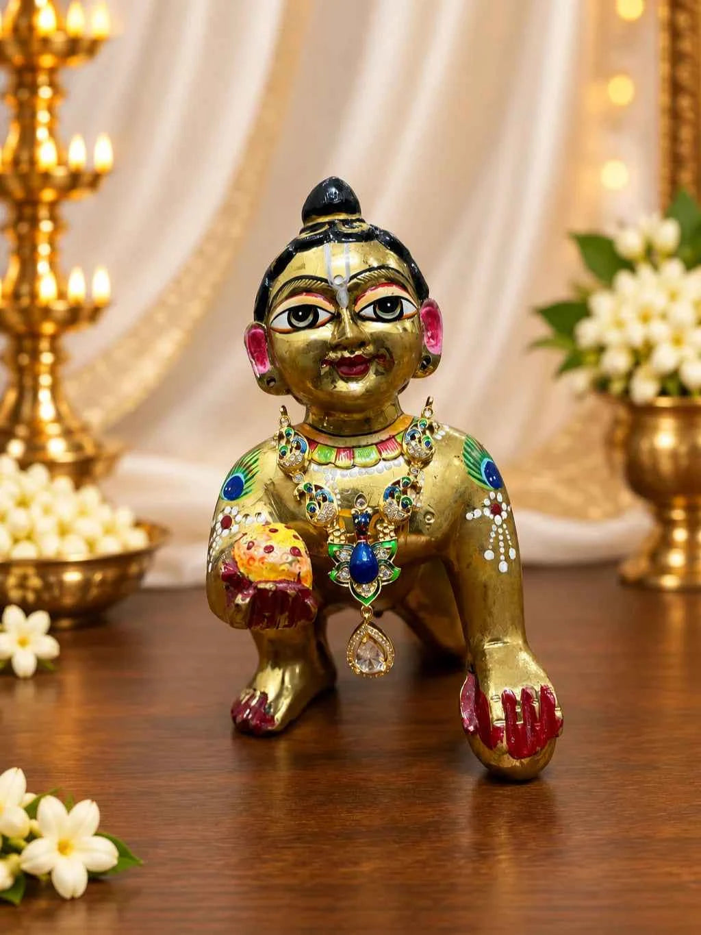 Mayur Ratnavali AD Haar for Deity