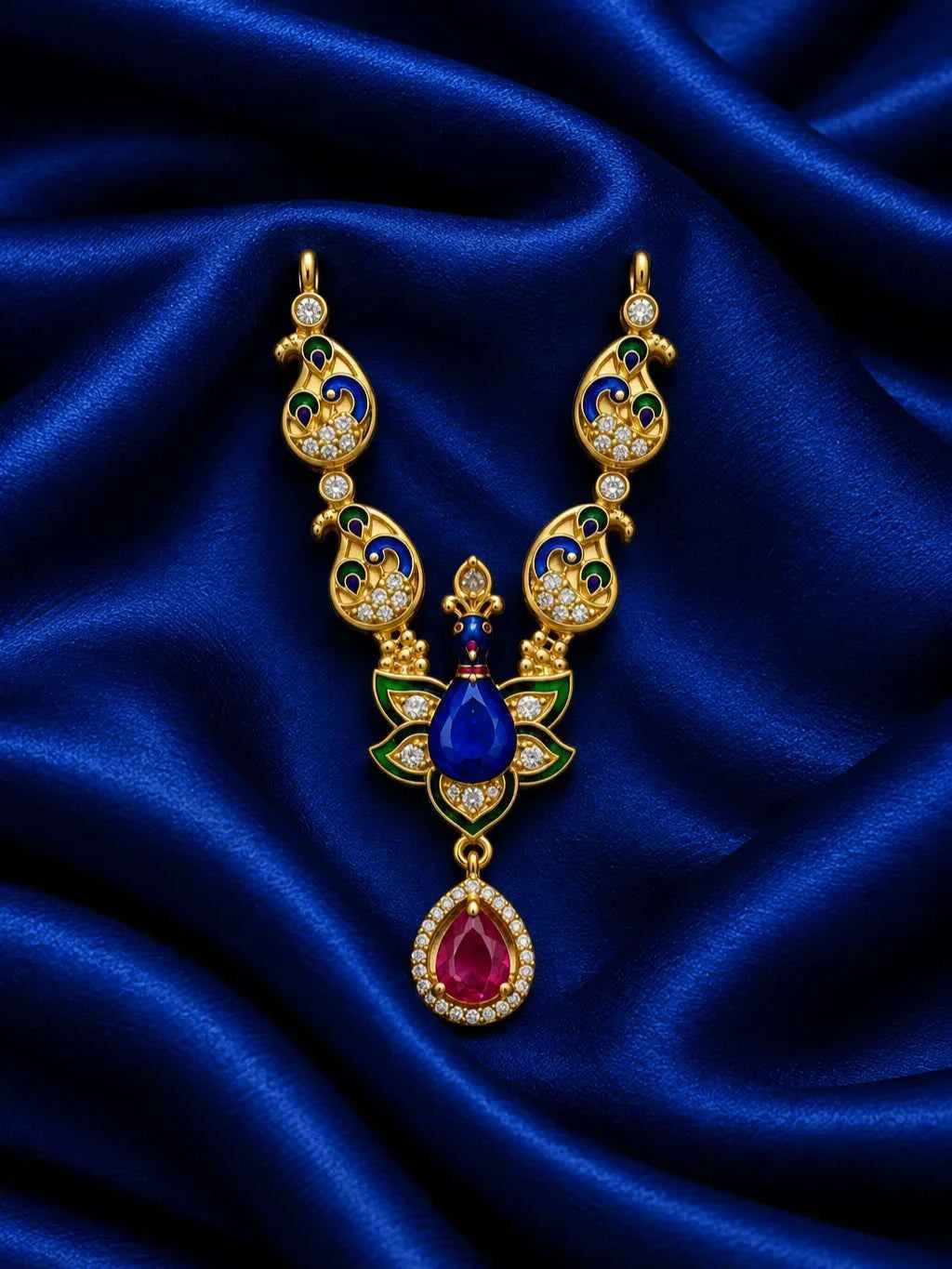 Mayur Ratnavali AD Haar for Deity