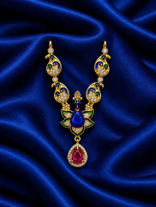 Mayur Ratnavali AD Haar for Deity