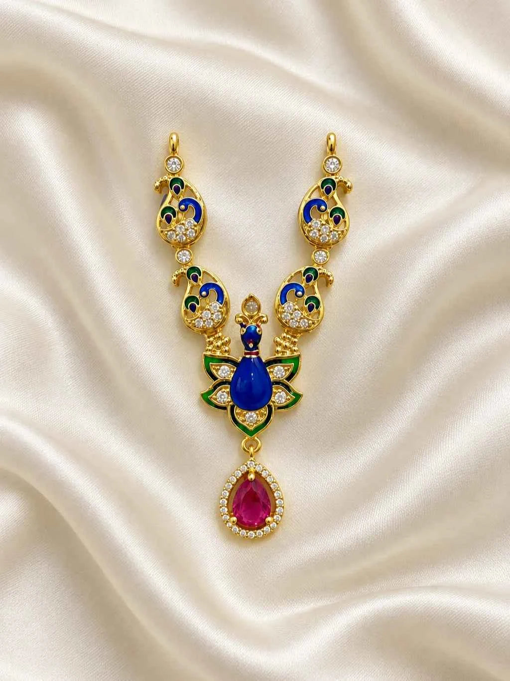 Mayur Ratnavali AD Haar for Deity