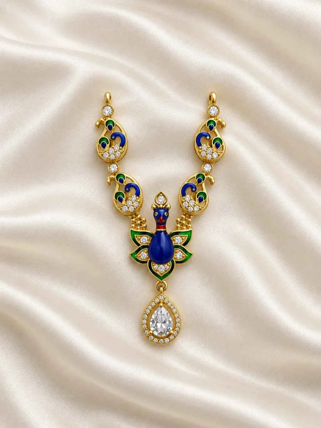 Mayur Ratnavali AD Haar for Deity