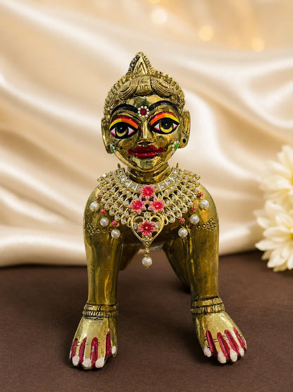Pushpanjali AD Choker for Deity and Laddu Gopal Shringar Jewellery