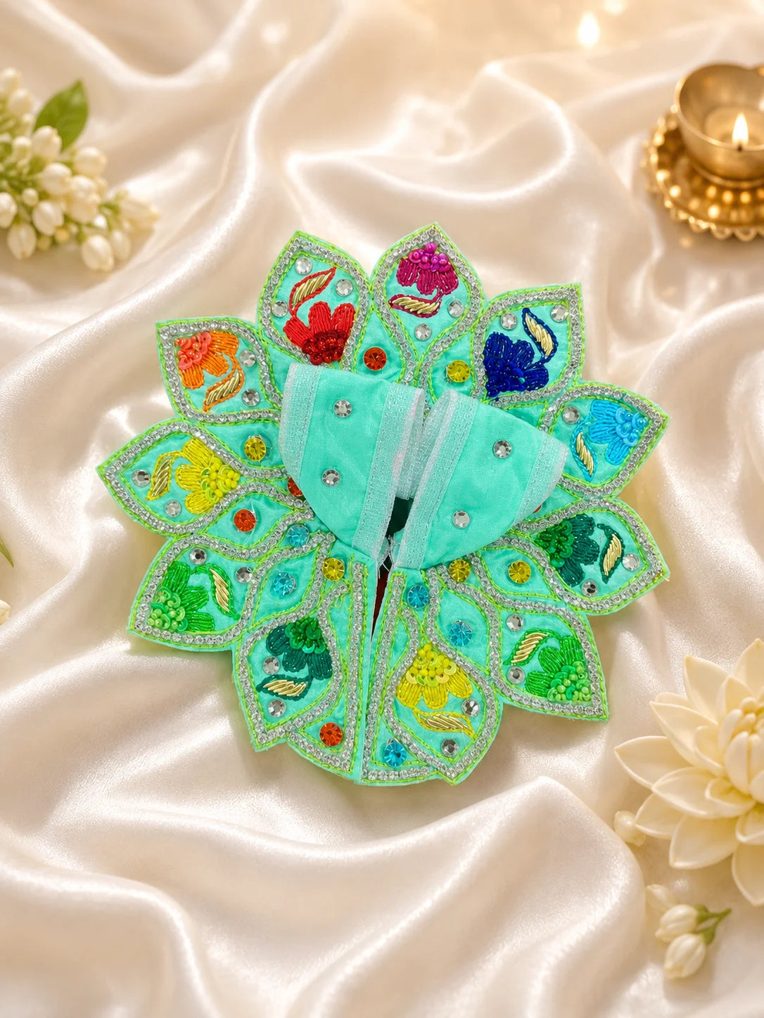 Mint Blossom Poshak for Laddu Gopal