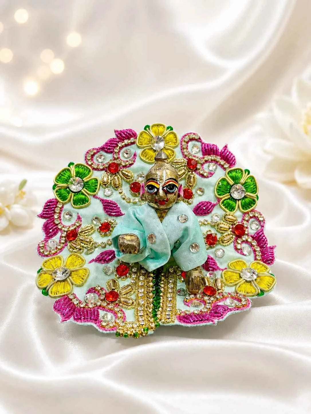 Mint Blossom Poshak for Laddu Gopal