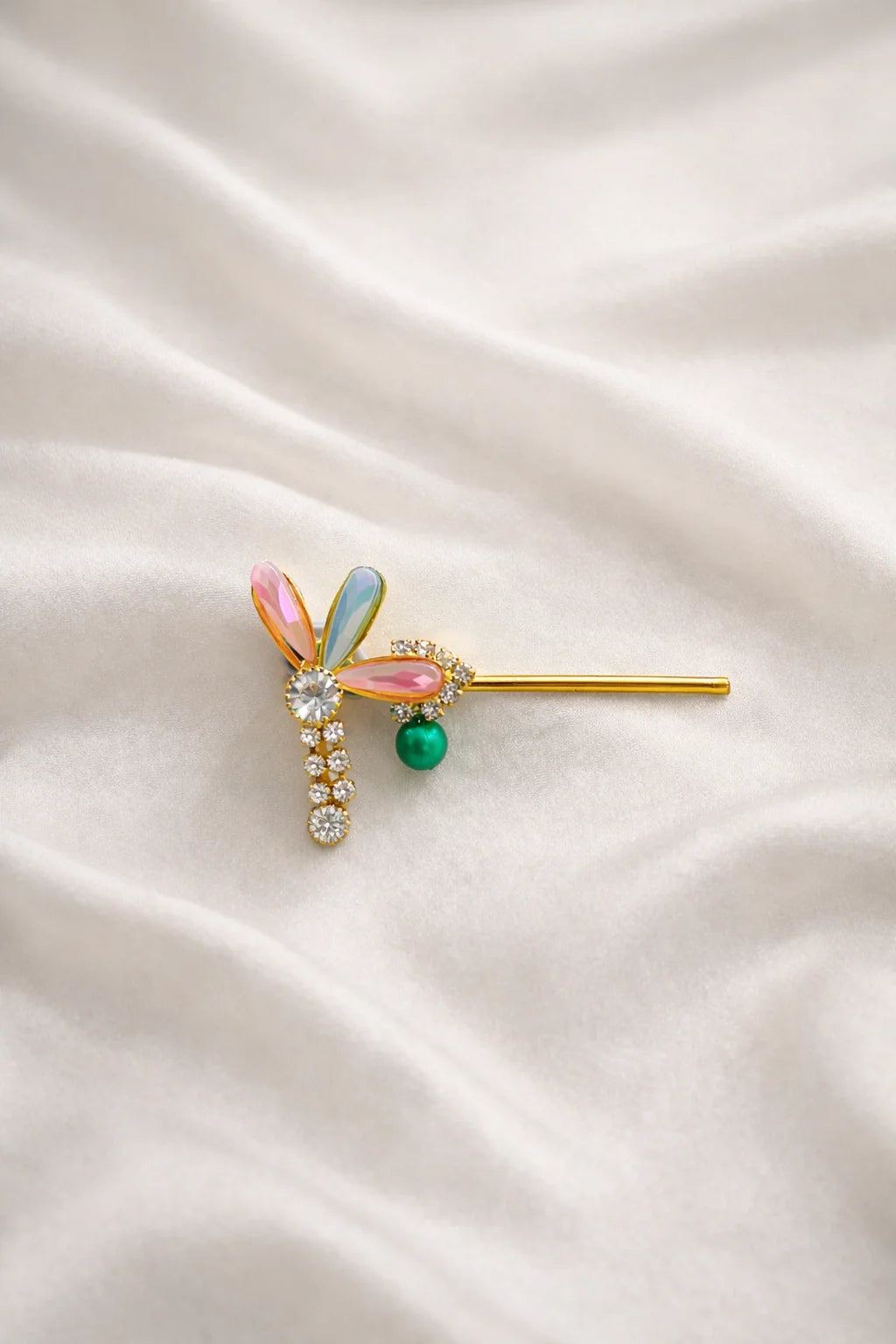 Multicolor stone work Laddu Gopal flute for royal shringar