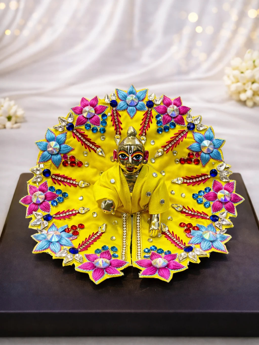 Multi colour Laddu Gopal dress for festive and daily shringar