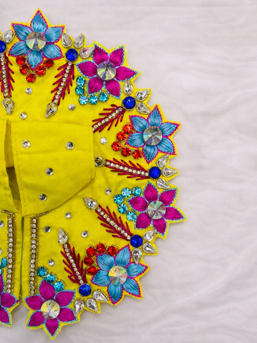 Multi colour Laddu Gopal dress for festive and daily shringar