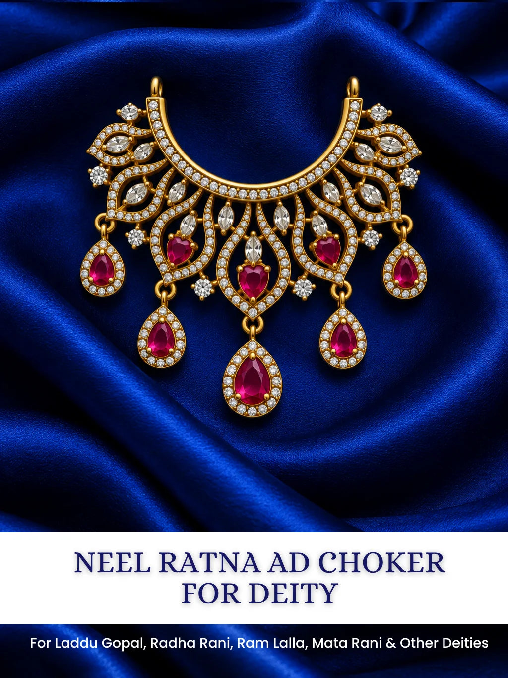 Neel Ratna AD Choker for deity