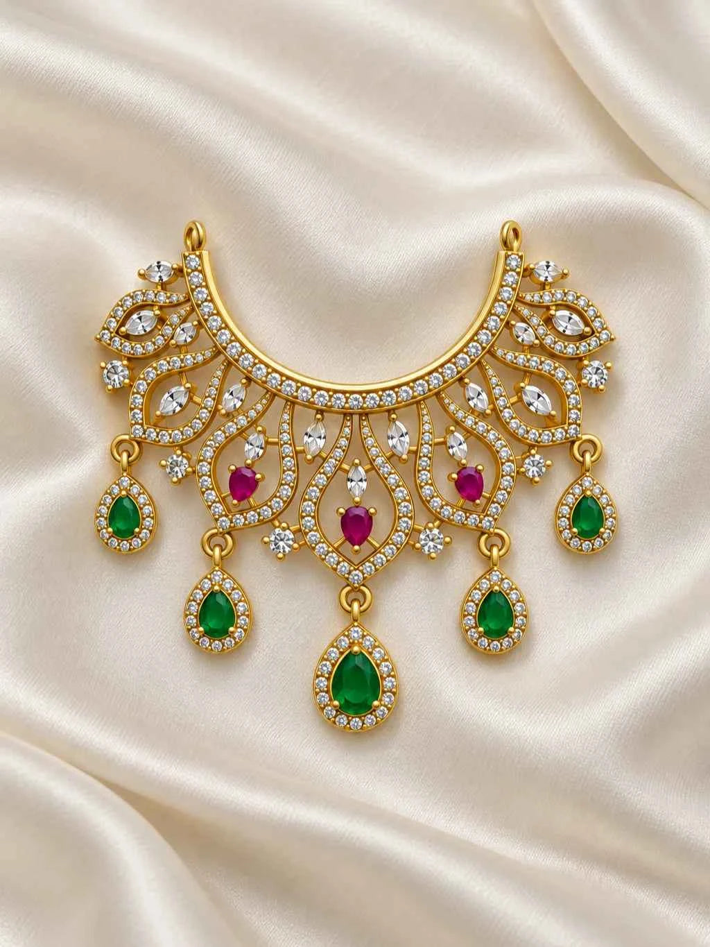 Neel Ratna AD Choker for Deity