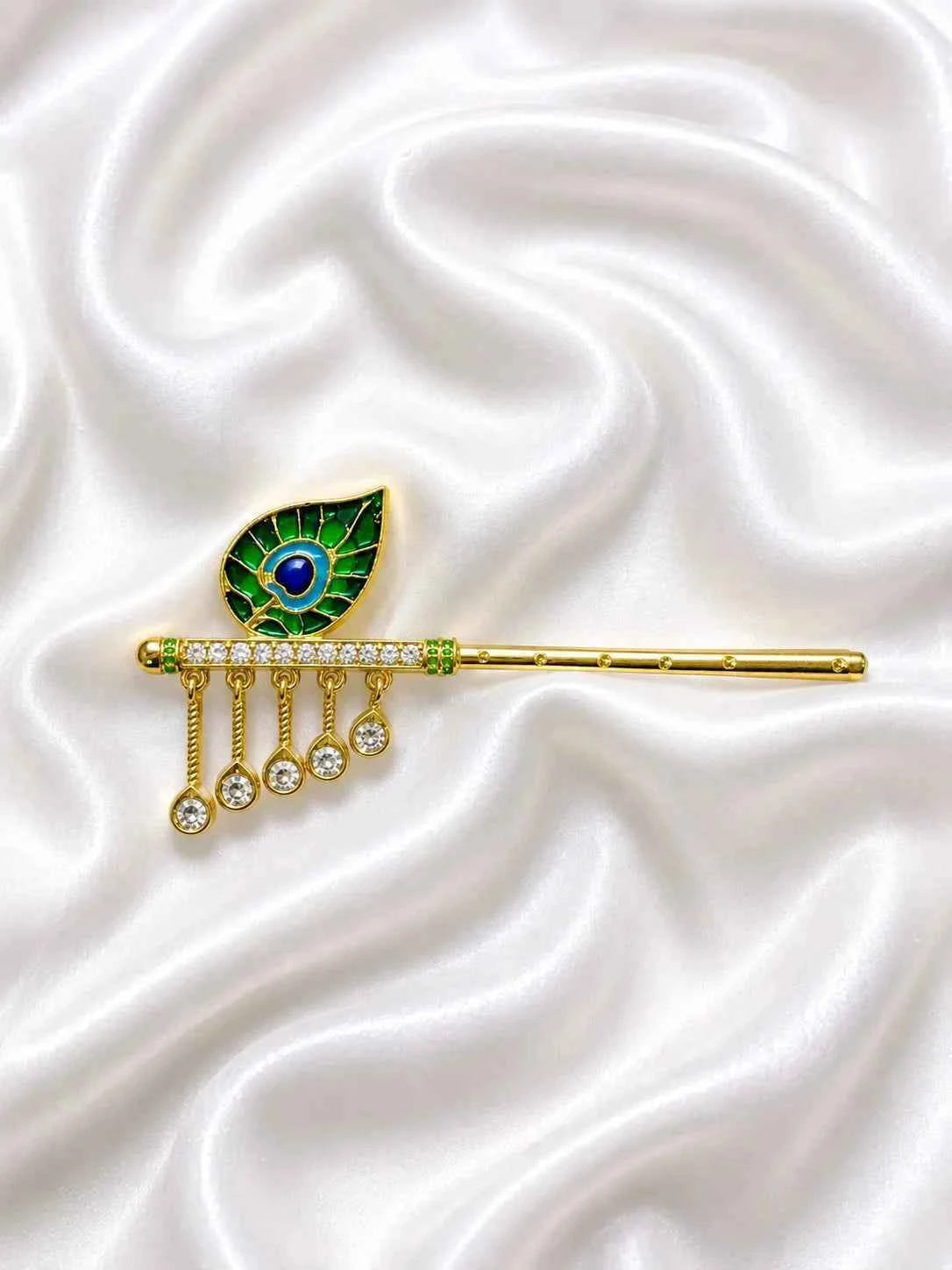 Meenakari Fish Shape Earrings for Kanha Ji