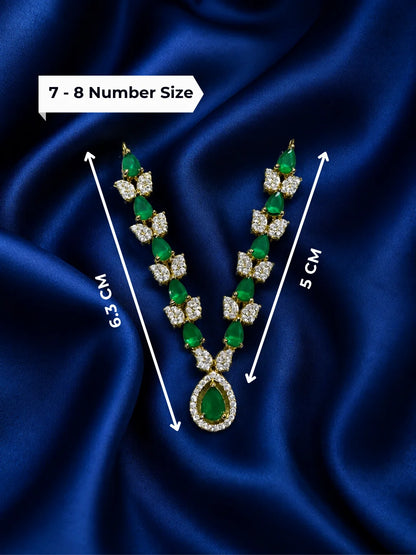 Pannika AD Necklace for Laddu Gopal with sparkling American diamond stone work
