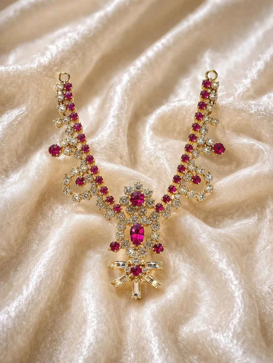 Pastel Color Sacred AD Jewellery Set