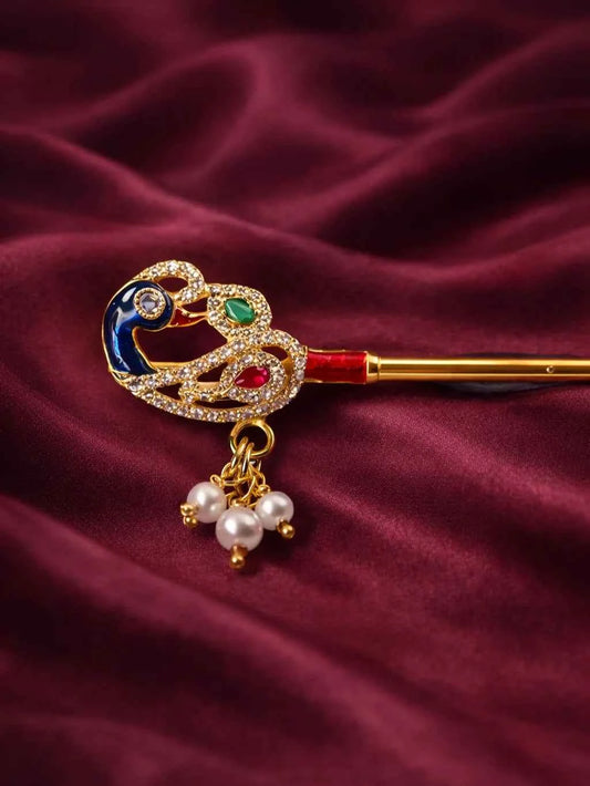 Peacock AD Bansuri for Laddu Gopal