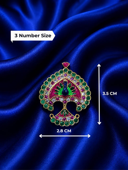 Peacock AD Seep Mukut for Deity – Divine Mayur Collection