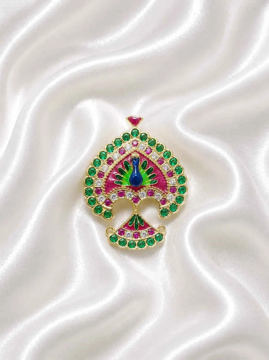 Peacock AD Seep Mukut for Deity
