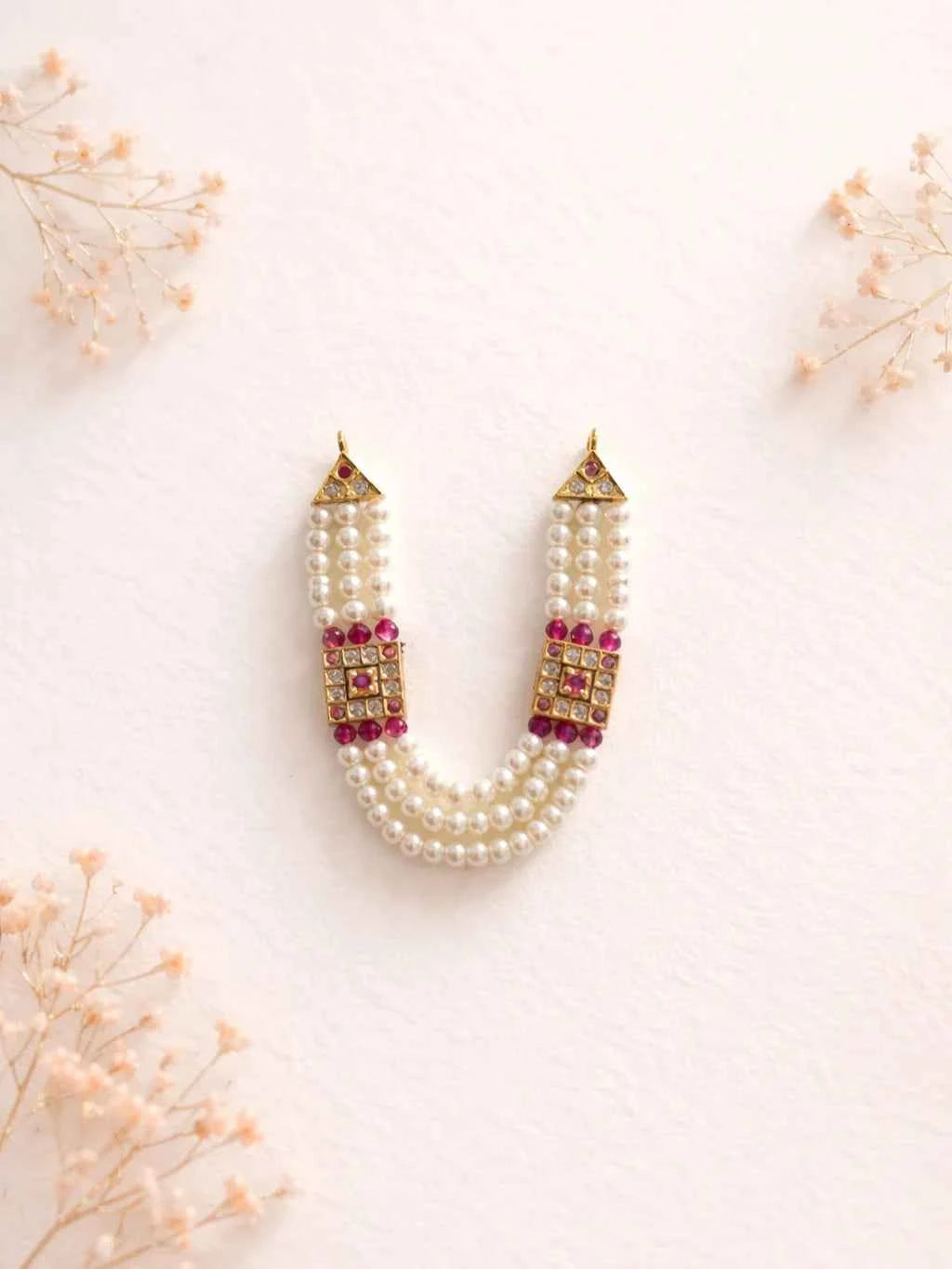 Pearl - AD Studded Laddu Gopal Jewellery