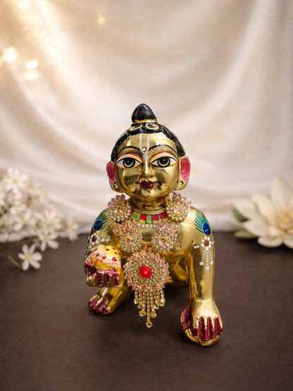 Pink Designer Necklace for Deity
