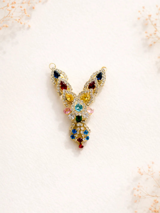 Premium AD work Laddu Gopal jewellery for royal festive shringar