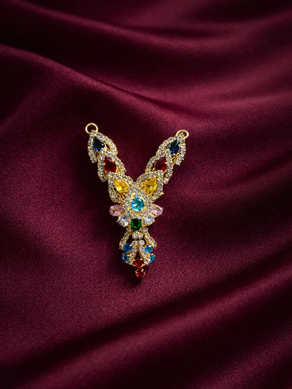 Premium AD work Laddu Gopal jewellery for royal festive shringar