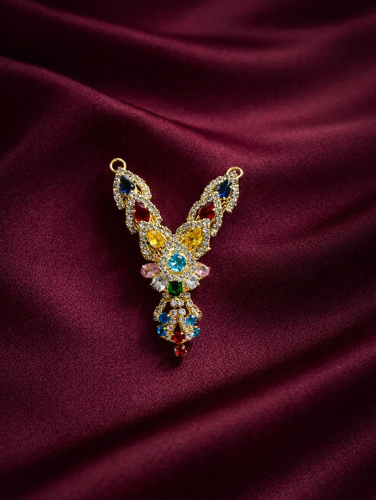 Premium AD work Laddu Gopal jewellery for royal festive shringar