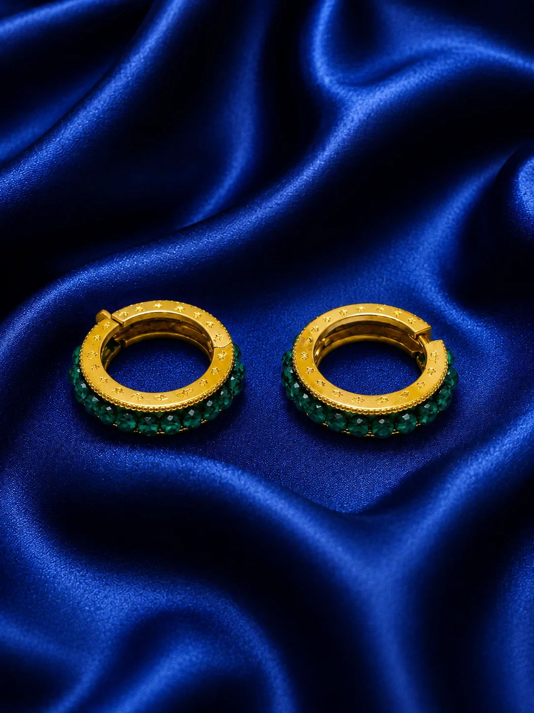 Premium Gold Plated Pearl (Moti) Kada Bangles for Laddu Gopal Ji