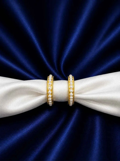 Premium Pearl (Moti) Bangles for Deity