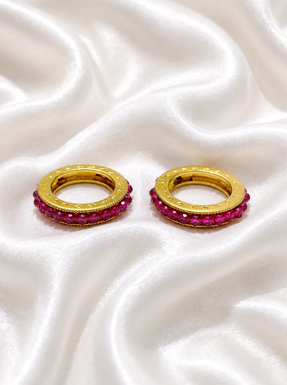 Premium Gold Plated Pearl (Moti) Kada Bangles for Laddu Gopal Ji