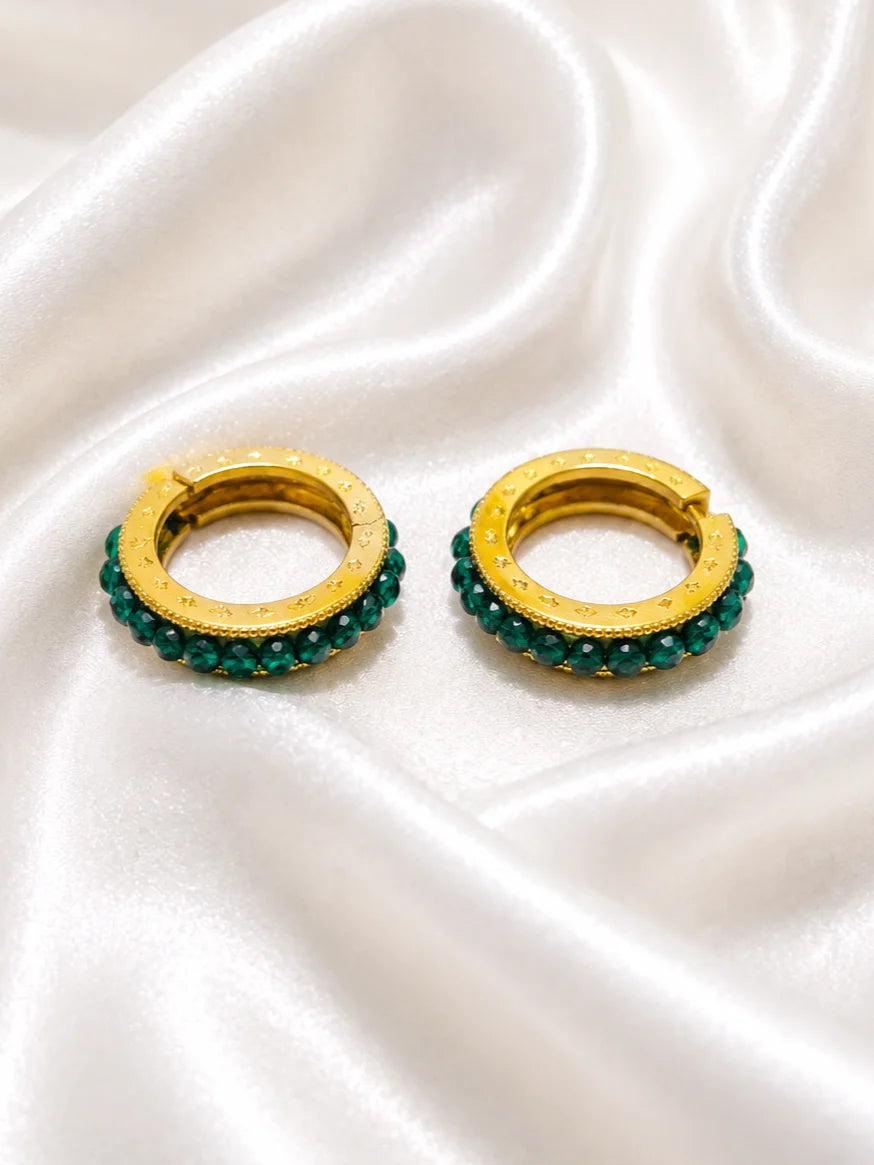 Premium Gold Plated Pearl (Moti) Kada Bangles for Laddu Gopal Ji