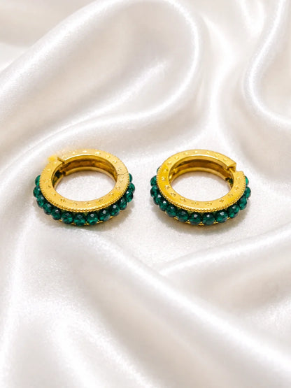 Premium Gold Plated Pearl (Moti) Kada Bangles for Laddu Gopal Ji