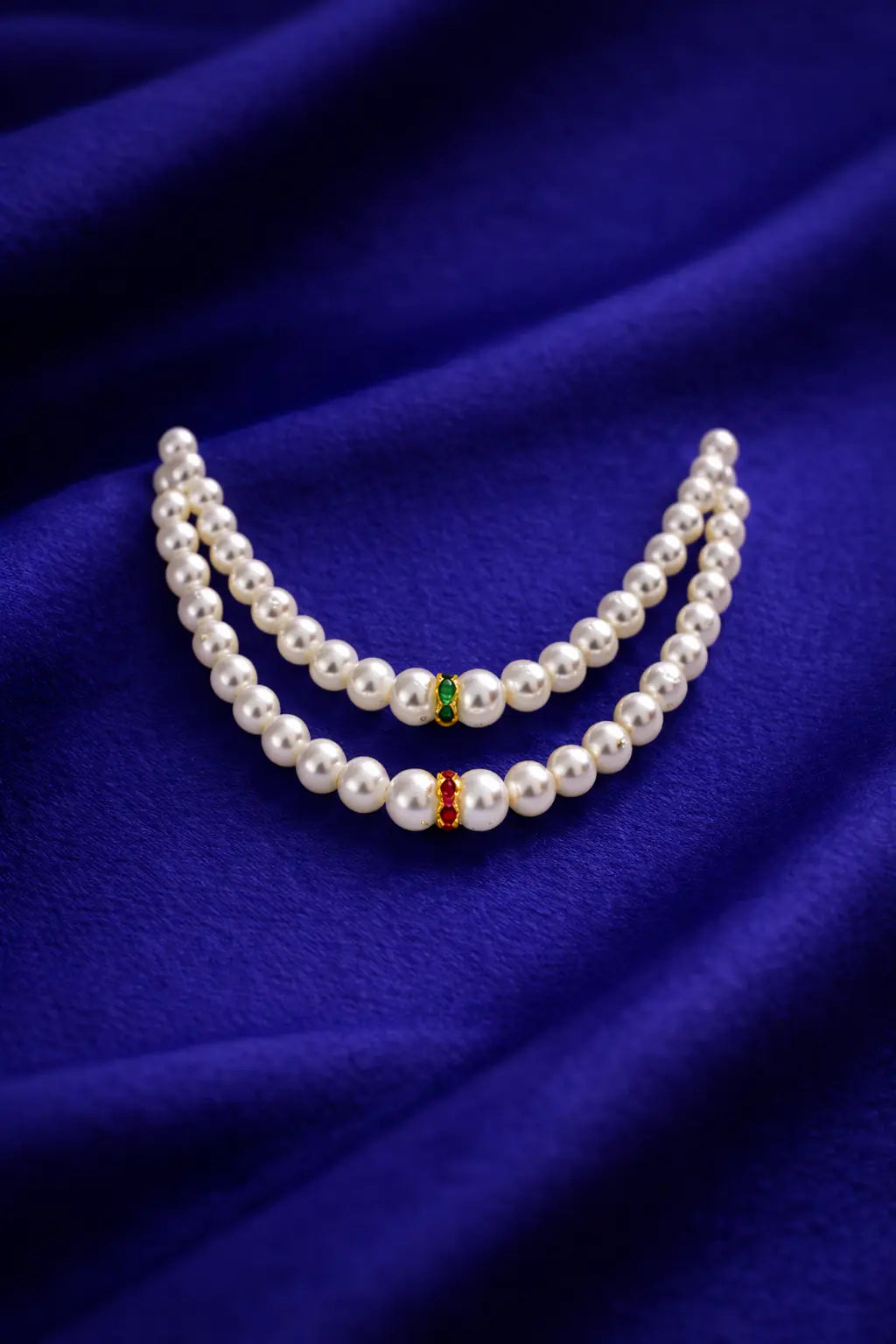 Pure Pearl Laddu Gopal Mala  Elegant Kanha Ji Shringar