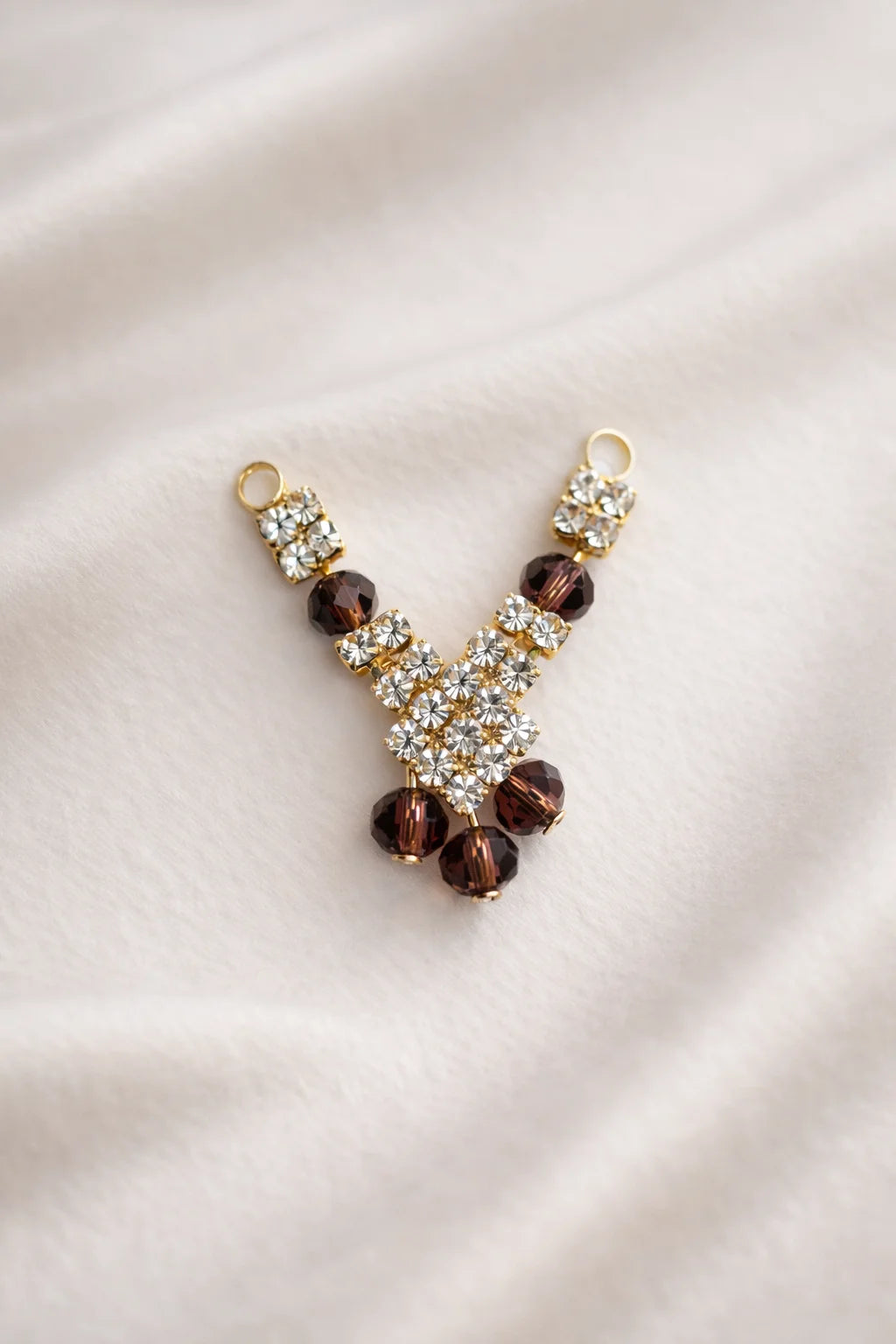 Purple Crystal Laddu Gopal Jewellery