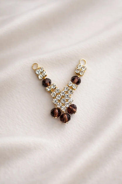 Purple Crystal Laddu Gopal Jewellery