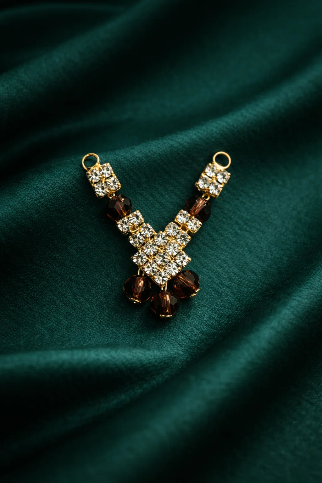 Purple Crystal Laddu Gopal Jewellery