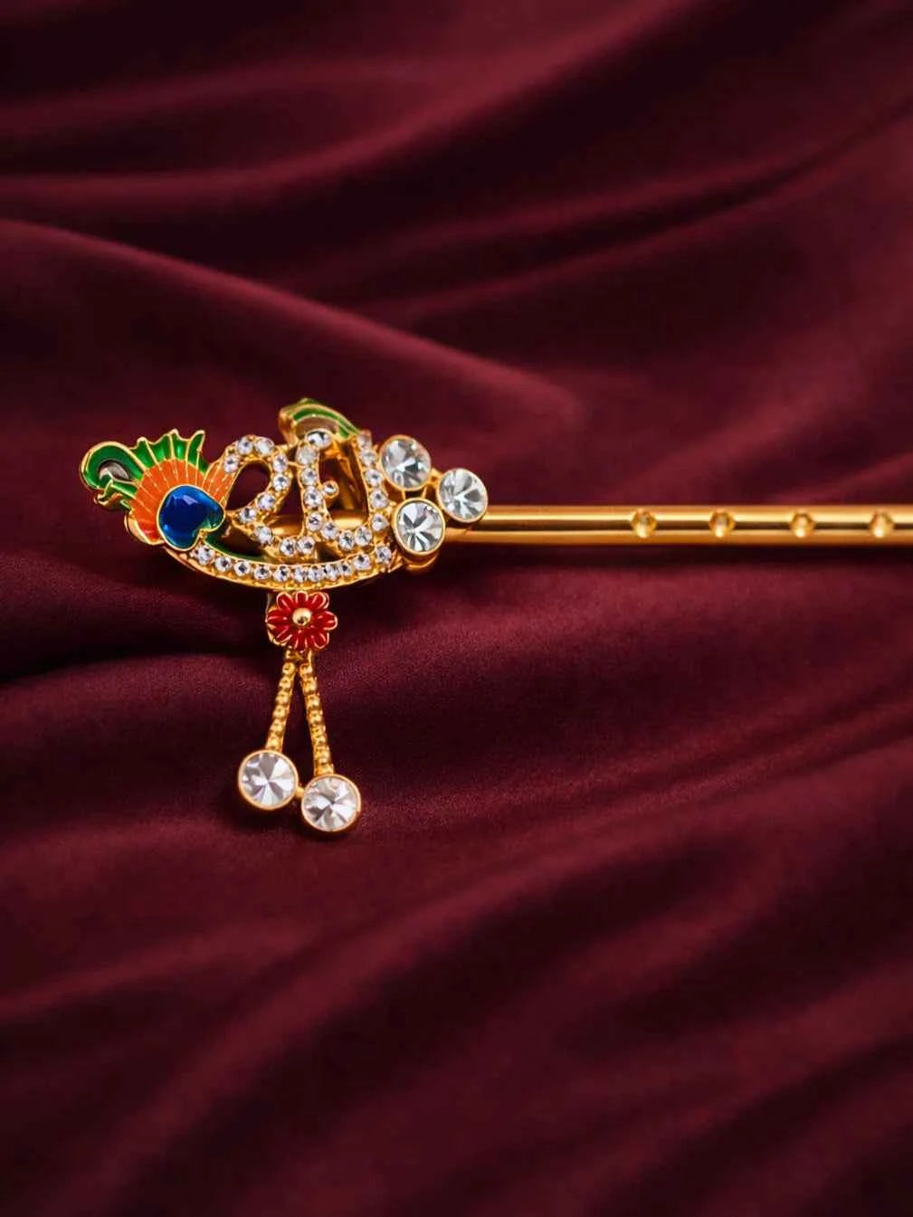 Radha Designer AD Bansuri for Deity