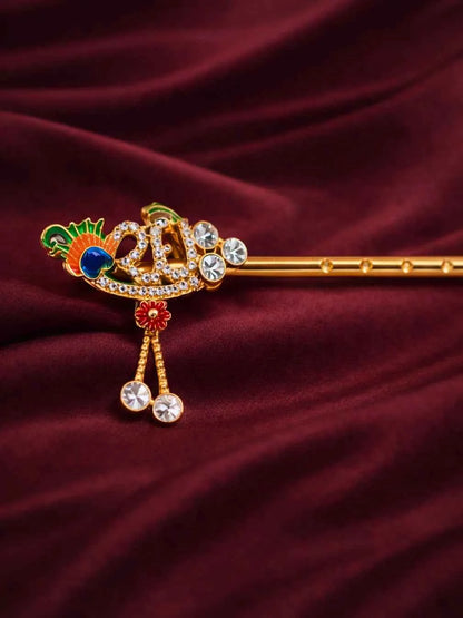 Radha Designer AD Bansuri for Deity