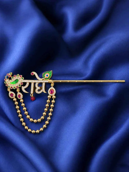 Radhey Peacock AD Bansuri for Deity