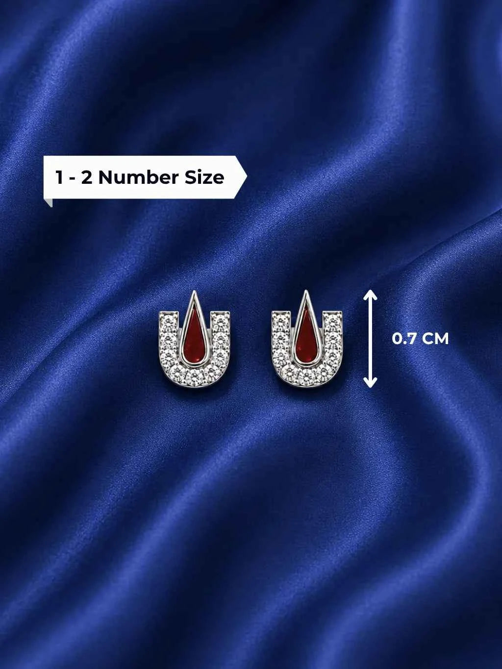 Ramanuja Silver Tilak Combo (Set of 2) for Deity