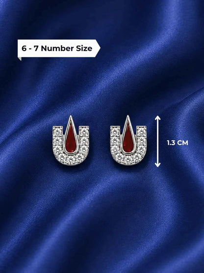 Ramanuja Silver Tilak Combo (Set of 2) for Deity