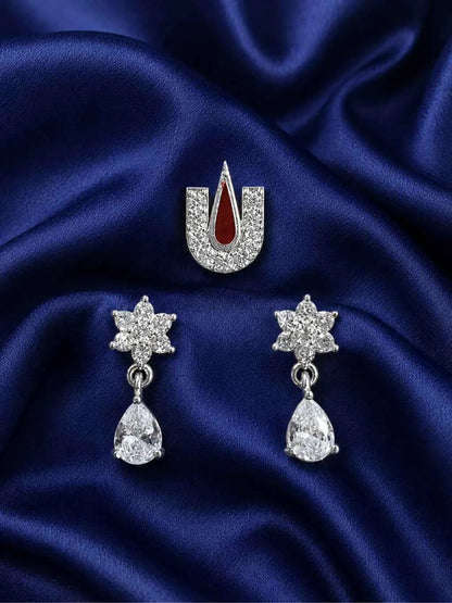 Ramanuja Tilak & Earrings Set for Deity