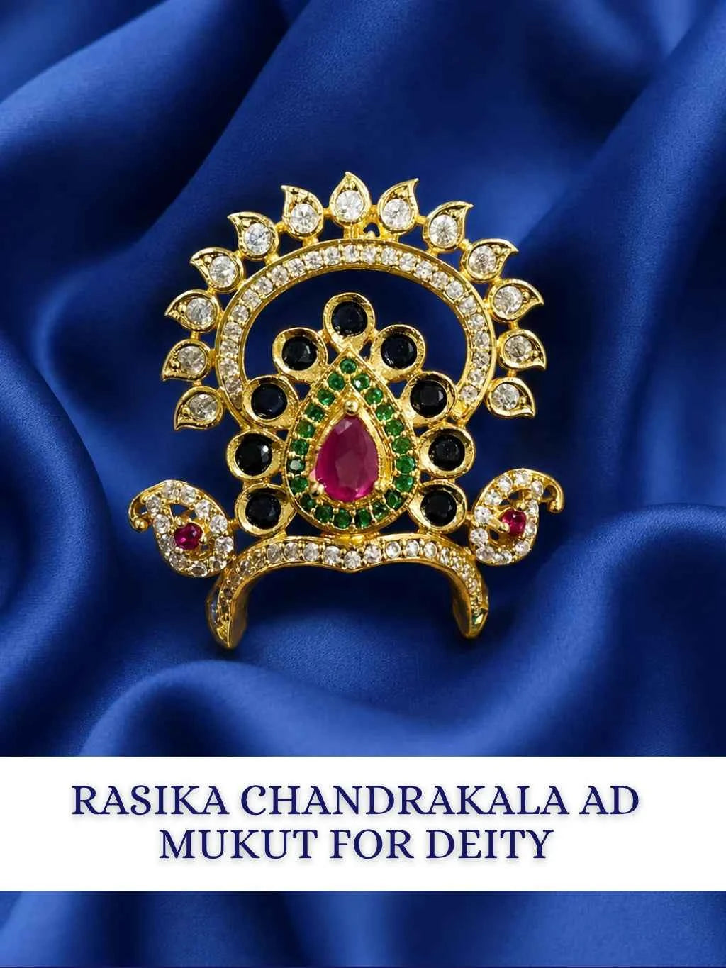 Rasika Chandrakala AD Mukut for Deity