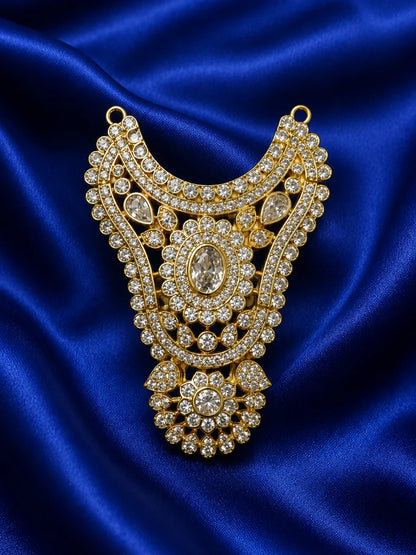Ratna Madhuri AD Choker with sparkling stones for deity shringar
