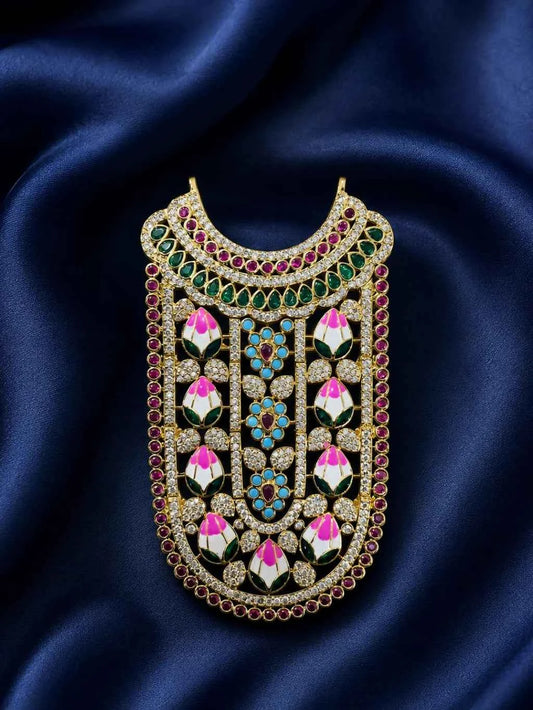 Ratnamala AD Necklace for Deity