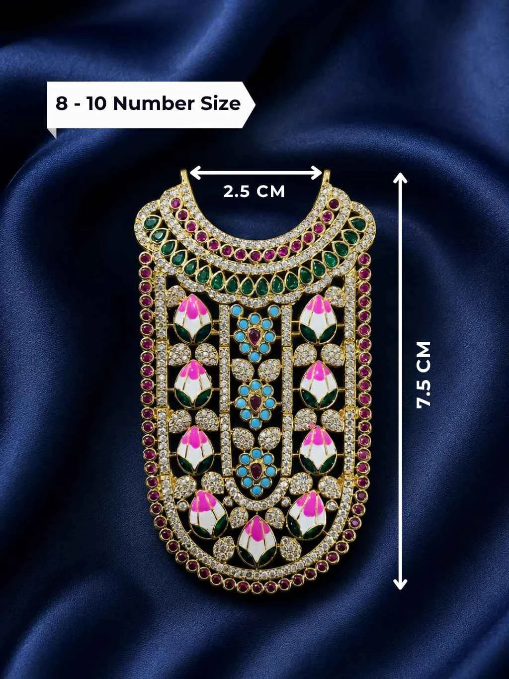 Ratnamala AD Necklace for Deity