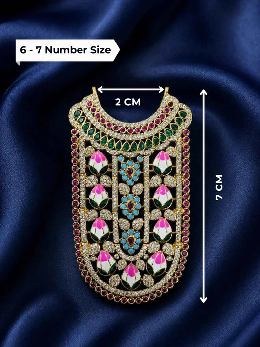 Ratnamala AD Necklace for Deity