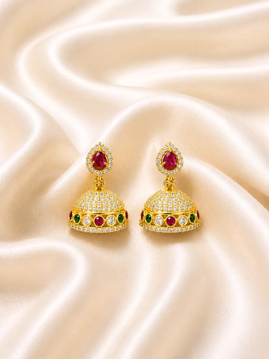 Ratnanjali AD Jhumka for Laddu Gopal, Radha Rani, Ram Lalla, Mata Rani and Other Deities