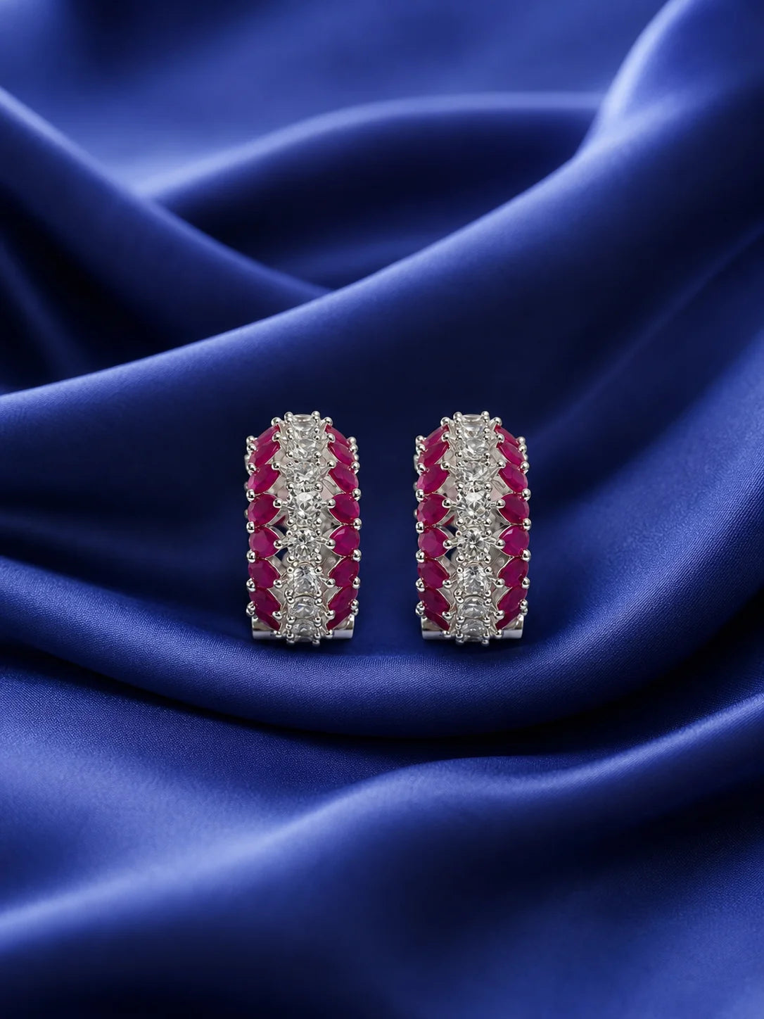 Ratnavali AD Bangles for Laddu Gopal with sparkling American diamond stones and gemstone-inspired design