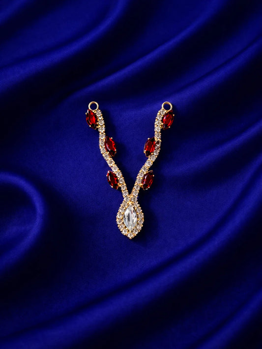 Green designer Laddu Gopal jewellery for royal festive shringar