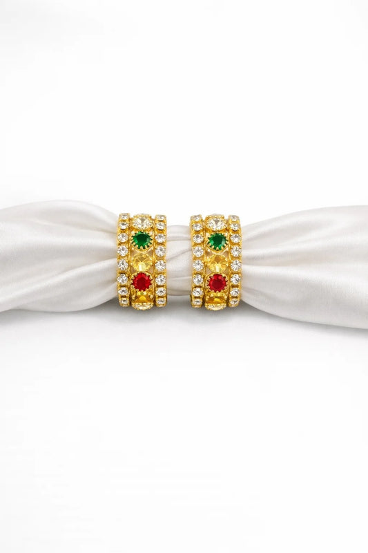 Red & Green Bangles for Laddu Gopal