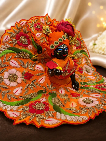 Heavy Resham Embroidered Laddu Gopal Dress